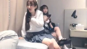 Booked Two Loli Cute Girls Double Maid JK Uniform